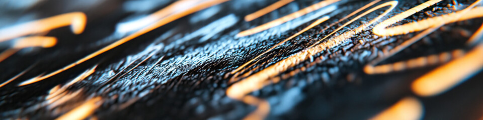 Wall Mural - Abstract Image: Textured Surface with Luminous Lines