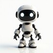 © WisChi - Adorable White Robot Character Cute Digital Toy Futuristic Technology Friendly AI