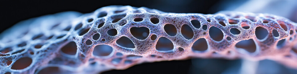 Poster - Microscopic Image of Porous Tubular Structure
