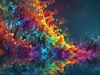 Wall Mural - colorful abstract.