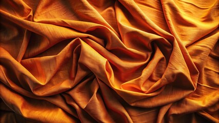 Aufkleber - Amber Draped Fabric Textured Background for Design Projects