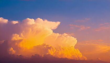 Wall Mural - sky background with dramatic clouds, part 25