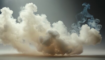 Poster - abstract background of blue smoke 44
