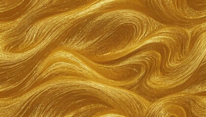 Aufkleber - Abstract golden waves background with space for text.

