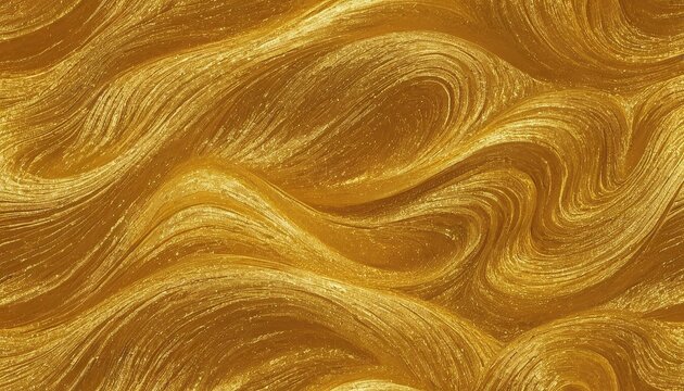 Abstract golden waves background with space for text.
