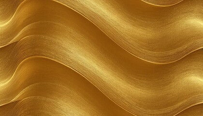 Aufkleber - Abstract golden waves background with space for text.
