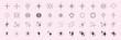 © Rawpixel.com - Collection of black starburst icons in various shapes. Starburst designs feature different styles and sizes. Perfect for graphic design and decoration. Element vector set.