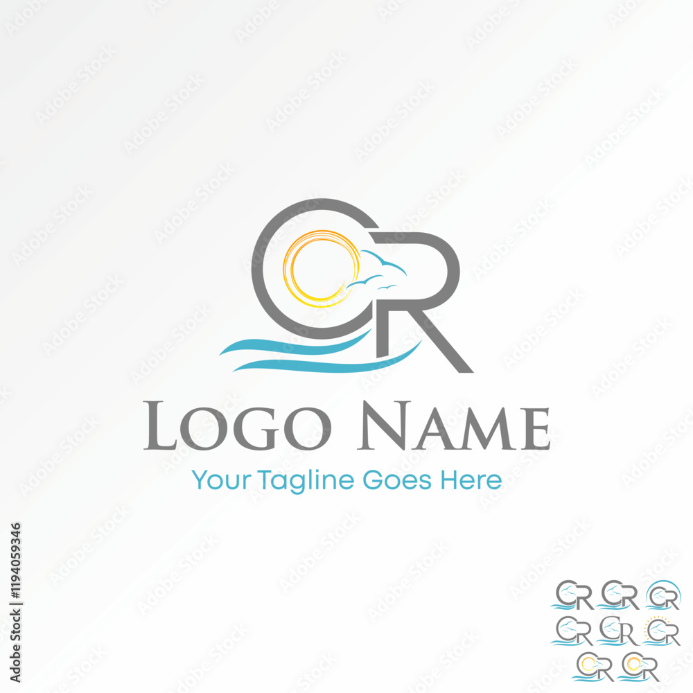 Logo design graphic concept creative premium vector stock image graphic ...