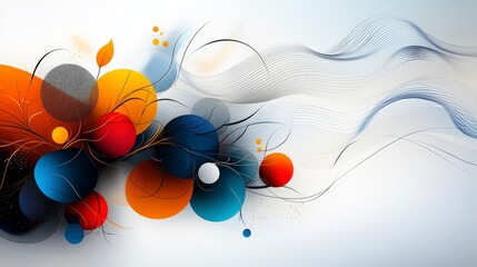 Poster - Creative logo design featuring abstract shapes digital studio graphic art modern environment aesthetic concept