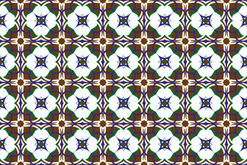 Fototapete - Modern abstract seamless background with stylish geometric patterns,