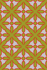 Fototapete - Modern abstract seamless background with stylish geometric patterns,