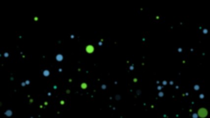 Wall Mural - COLORFUL LIGHT PARTICLES IN OUTER SPACE
