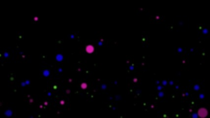 Wall Mural - COLORFUL LIGHT PARTICLES IN OUTER SPACE