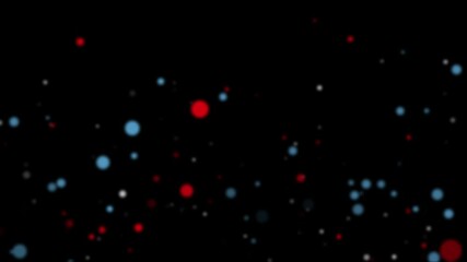 Wall Mural - COLORFUL LIGHT PARTICLES IN OUTER SPACE