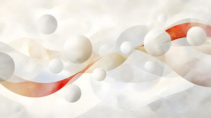 Poster - dynamic abstract wave patterns digital art modern design creative space aesthetic perspective motion