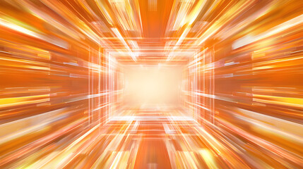 Poster - Dynamic light burst abstract digital space visual effects modern design energetic perspective creative concept