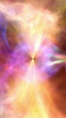 Canvas Print - Ethereal Abstract Light Flux Loop