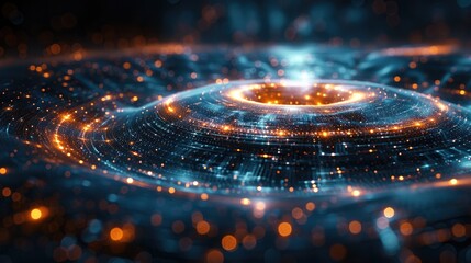 data flowing background