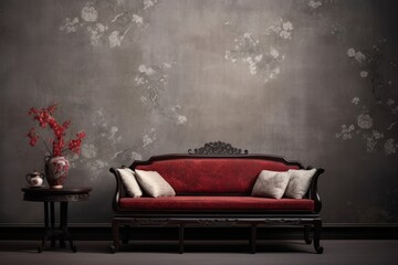 Sticker - Sofa chinese Style architecture furniture cushion.