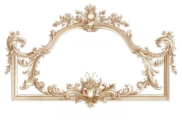 Wall Mural - Elegant vintage ornate frame illustration