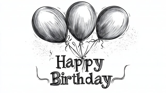 Happy birthday ! ready for coloring book