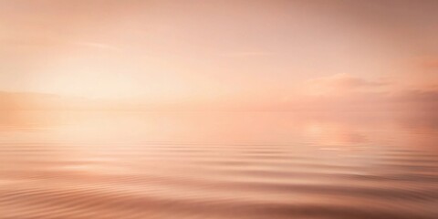 Aufkleber - Serene Sunset Over Calm Waters A Peaceful, Dreamlike Seascape