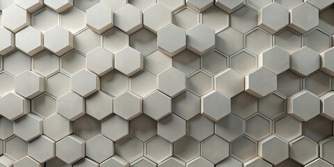 Poster - Abstract Hexagonal Pattern Background Texture Modern Geometric Design
