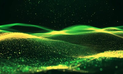 Wall Mural - abstract background wave particle grain