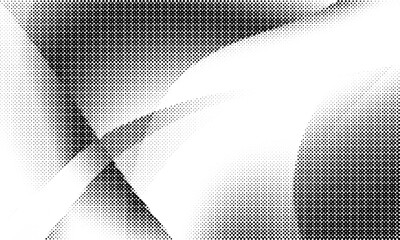 Poster - Abstract halftone with black and white gradient. grunge texture for blend effect, multiply and overlay, paper textured background, vector illustration