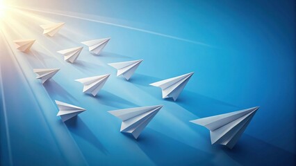 Poster - A Fleet of Paper Airplanes Soaring Towards a Bright Future