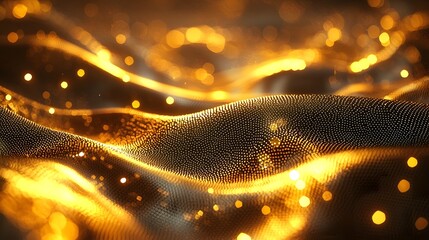 Poster - mesmerizing digital abstract background with motion blur and futuristic luminous design colorful swi