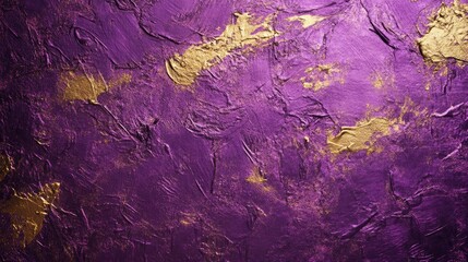 Poster - Golden and violet textured background with metallic accents for elegant design and artistic projects