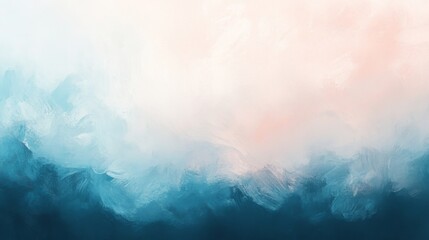 Aufkleber - Detailed shot of a minimalist abstract background with soft, muted colors and gentle gradients, evoking a sense of calm and simplicity.