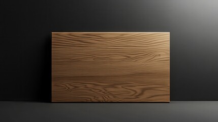Wall Mural - Square wooden texture on dark background with subtle wood grain patterns