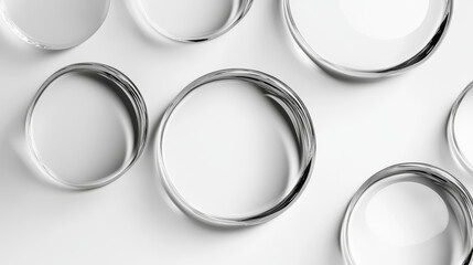Poster - Circle and oval drop shadows isolated on transparent background. Vector realistic set of gray ellipse gradients, effects of round shadows with soft edges on surface