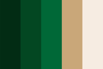 Wall Mural - shades of green and beige color palette, christmas festive theme