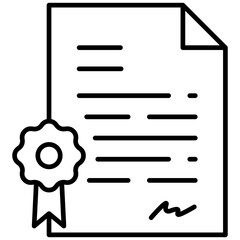 Poster - Certificate Icon