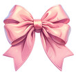 © Izzain - A sparkly pink ribbon bow, tied perfectly.  A charming and elegant design element.  Transparent Background