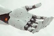 © tolem929 - Close-up of a robotic hand extending, showcasing intricate mechanical details and a sleek white design.