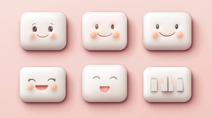Poster - toggle switch set, on and off sliders, vector elements for your design. the switches in the form of 