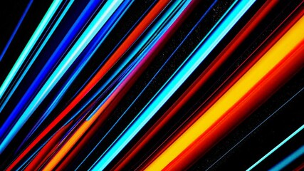 Fototapete - Bright colors create mesmerizing patterns in vibrant visual display with striking lines and contrasts