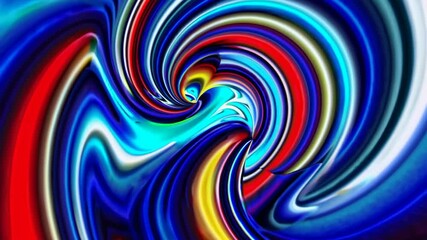 Fototapete - Colorful swirling patterns create a mesmerizing visual experience in vibrant hues and dynamic motion