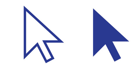 Leinwandbilder - Click the icon. pointer arrow icon. cursor icon vector.
By Dede