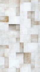 Poster - A modern aesthetic exploration of minimalist grid patterns with color variations in design interior spaces digital art clean and contemporary style