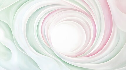 Sticker - Abstract swirling pastel colors create a soft elegant design