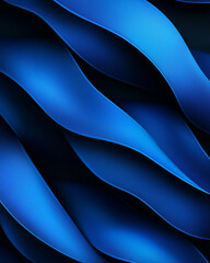 Poster - Waves blue texture abstract background flowing smoothly in an elegant design