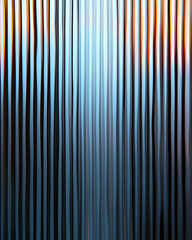 Poster - Abstract background with fluid lines in blue and black tones for creative designs and modern visuals
