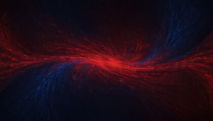 Poster - Wavy background gradient red and blue
2