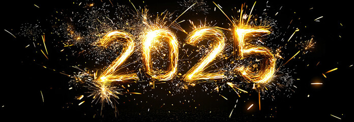 Poster - 2025 Sparkler New Year