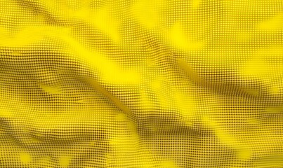 Poster - Vibrant Yellow Abstract Design, a striking blend of bold hues creating an energetic and inviting atmosphere, perfect for modern spaces.